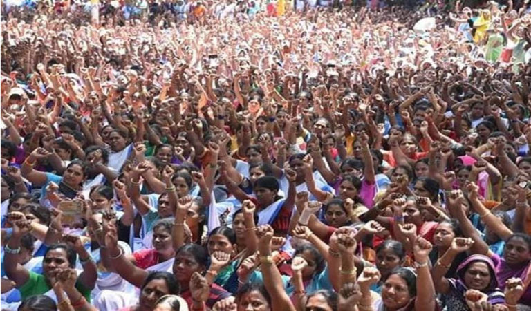 Andhra Pradesh: ASHA Workers warn Jagan Reddy Government with “Chalo Vijaywada”