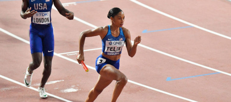 ಓಟ ಮತ್ತು ಹೋರಾಟದಲ್ಲಿ ಅಲ್ಲಿಸನ್ ಫೆಲಿಕ್ಸ್ ವಿಜಯಿ : ಉಸೇನ್ ಬೋಲ್ಟ್ ದಾಖಲೆ ಬ್ರೇಕ್