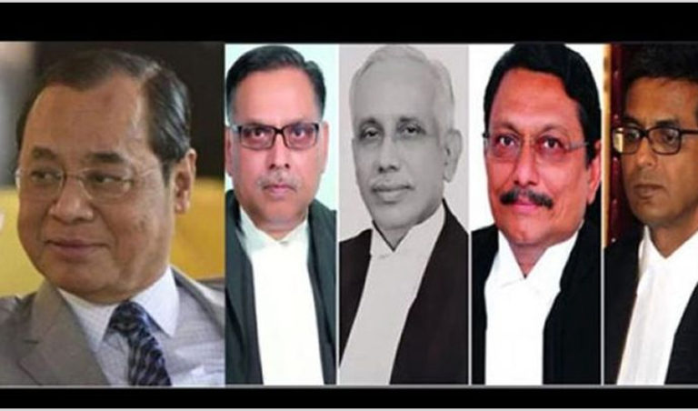 ಅಯೋಧ್ಯೆ ತೀರ್ಪು ಪ್ರಕಟಿಸಿದ  ಐವರು  ನ್ಯಾಯಾಧೀಶರ ಕಿರುಪರಿಚಯ