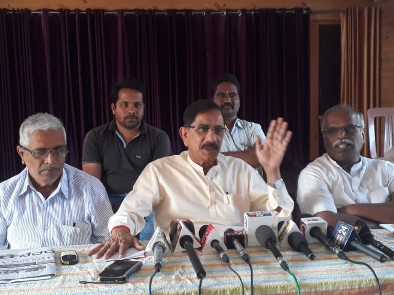 ಕಾಂಗ್ರೆಸ್ ಕಮ್ಯೂನಿಸ್ಟರು ದೇಶದ್ರೋಹಿಗಳು : ಸೊಗಡು ಶಿವಣ್ಣ