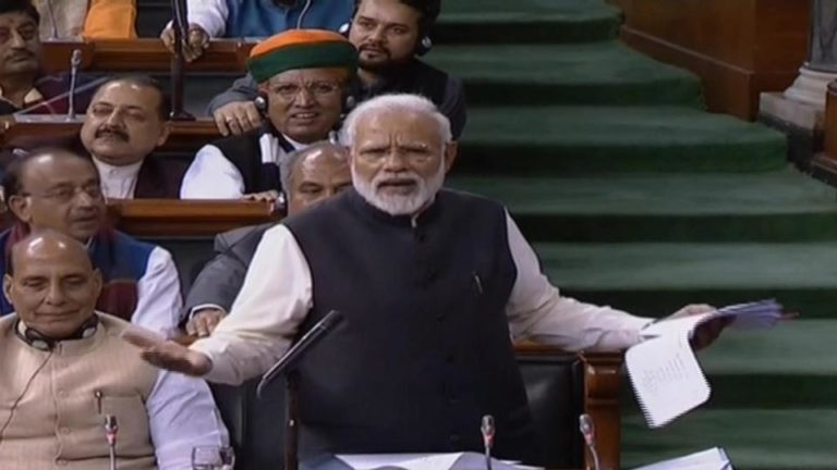 ರಾಮಜನ್ಮಭೂಮಿ ವಿವಾದ ಬಗೆಹರಿದಿದ್ದು ನಮ್ಮಿಂದ ಮಾತ್ರ : ಪ್ರಧಾನಿ ಮೋದಿ