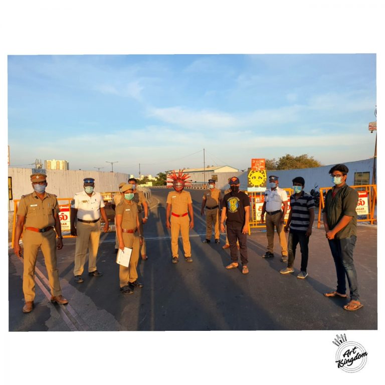 ವಿಡಿಯೋ| ಕೊರೊನಾ ಹೆಲ್ಮೆಟ್‌ ಪರಿಚಯಿಸಿ ಮಾದರಿಯಾದ ಚನ್ನೈ ಪೊಲೀಸ್‌