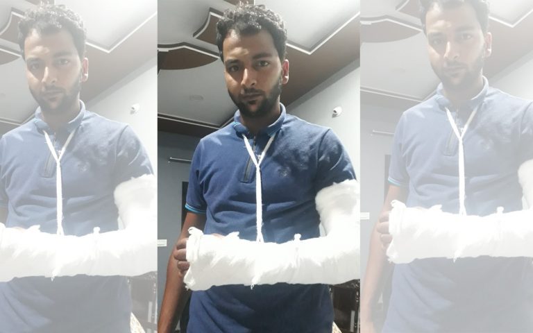 ವಿಡಿಯೊ| ಮಿತಿ ಮೀರುತ್ತಿರುವ ಪೊಲೀಸರ ವರ್ತನೆ-ಕೊರೊನಾ ವಾರಿಯರ್‌ ಸ್ವಯಂಸೇವಕನ ಕೈ ಮುರಿದ ದಾವಣಗೆರೆ ಪೊಲೀಸ್‌