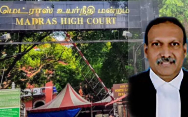 ಕೊರೊನಾ ನಿರ್ಬಂಧದಿಂದಾಗಿ ತೊಂದರೆಯಾದವರ ನೆರವಿಗೆ ಒಂದು ತಿಂಗಳ ಸಂಬಳ ನೀಡಿದ ಮದ್ರಾಸ್‌ ಹೈಕೋರ್ಟ್‌ ನ್ಯಾಯಮೂರ್ತಿ