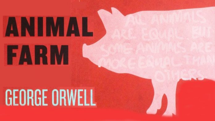 Lockdown: our government daily rules remembering Animal Farm!
