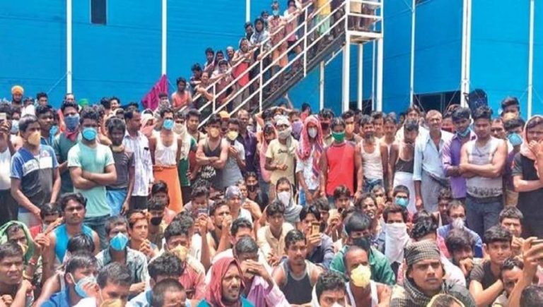 ಬಾಕಿ ಸಂಬಳ ನೀಡುವಂತೆ ‘ನಮ್ಮ ಮೆಟ್ರೋ’ ಕಾರ್ಮಿಕರಿಂದ ಪ್ರತಿಭಟನೆ