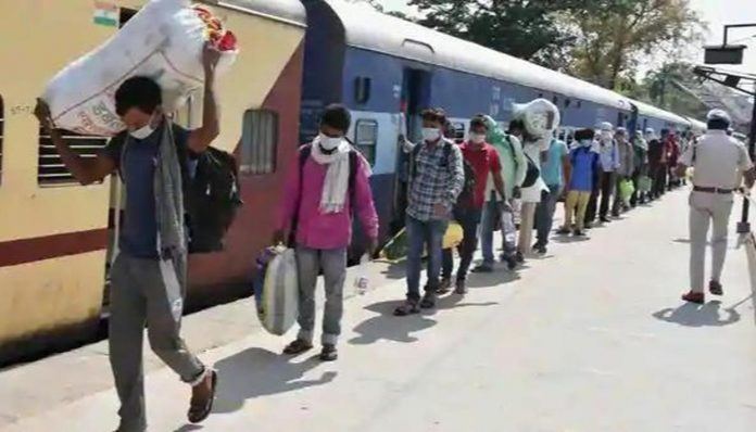 migrant workers, cancels rail service, builders lobby,