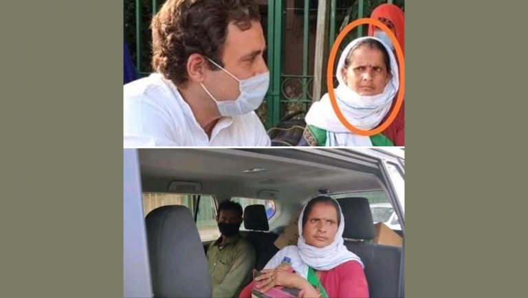 fact check : rahul gandhi discuss with migrant workers in sukhdev vihar is staged?