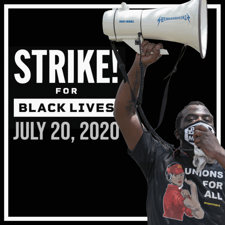 200 ಕ್ಕೂ ಹೆಚ್ಚು ನಗರಗಳಲ್ಲಿನ ಸಾವಿರಾರು ಕಾರ್ಮಿಕರು "Strike For Black Lives" ಪರ