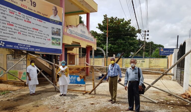 ’ಪಿಡಿಒ’ಗೆ ಕೊರೊನಾ ಸೋಂಕು; ಹೆಬ್ಬೂರು ಗ್ರಾ.ಪಂ ಕಚೇರಿ ಸೀಲ್ ಡೌನ್