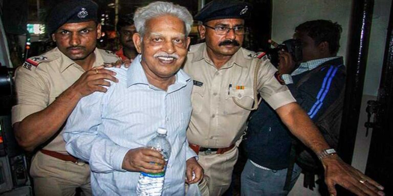 ವರವರ ರಾವ್ ಆಸ್ಪತ್ರೆಗೆ: ಜಾಮೀನು ನಿರಾಕರಣೆ ವಿರುದ್ಧ ಹೈಕೋರ್ಟ್‌ನಲ್ಲಿ ಮನವಿ