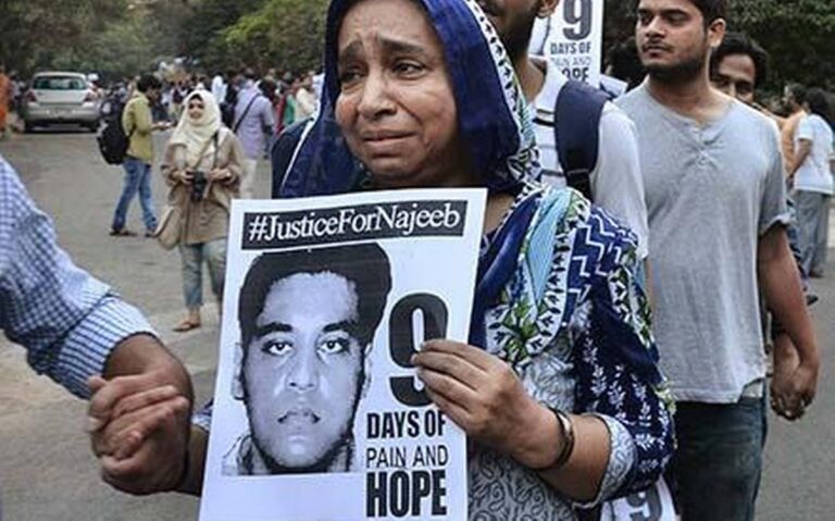 ನಜೀಬ್ ಕಾಣೆಯಾಗಿ ನಾಲ್ಕು ವರ್ಷಗಳು: ‘ಹೆತ್ತೊಡಲು’ ಕವನ