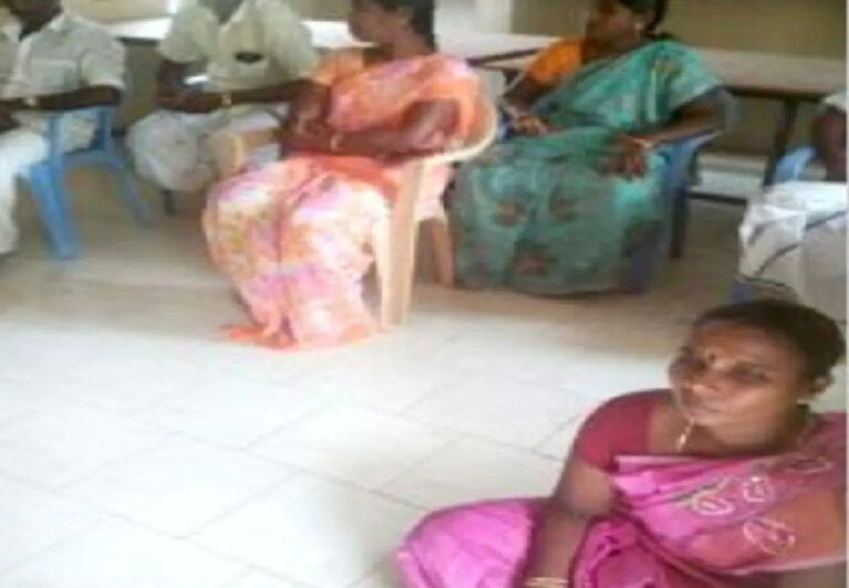 ದಲಿತ ಮಹಿಳೆ ಎಂದು ಗ್ರಾ.ಪಂ ಅಧ್ಯಕ್ಷೆಗೆ ಕುರ್ಚಿ ನಿರಾಕರಣೆ