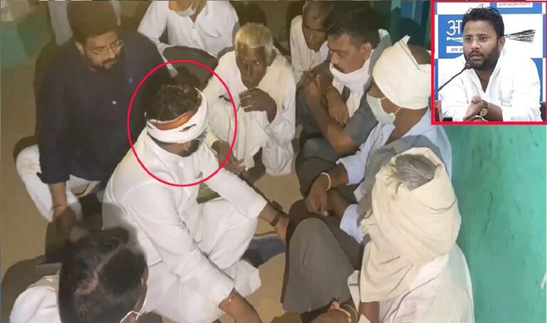 ಹತ್ರಾಸ್: ಕೊರೊನಾ ಸೋಂಕಿದ್ದ ಆಪ್ ಶಾಸಕನಿಂದ ಸಂತ್ರಸ್ತ ಕುಟುಂಬದ ಭೇಟಿ