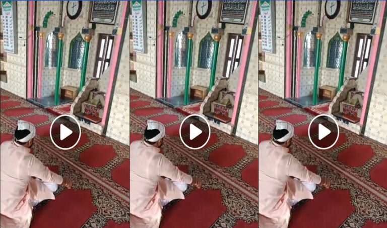 ಉತ್ತರಪ್ರದೇಶ: ಮಸೀದಿಯಲ್ಲಿ ಹನುಮಾನ್ ಚಾಲಿಸಾ ಪಠಿಸಿದ ಬಿಜೆಪಿ ಕಾರ್ಯಕರ್ತ!