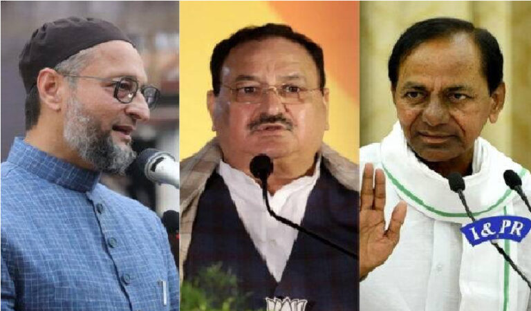 ಹೈದರಾಬಾದ್ ಪಾಲಿಕೆ ಚುನಾವಣೆ: 88 ವಾರ್ಡ್‌‌ಗಳಲ್ಲಿ ಬಿಜೆಪಿ ಮುನ್ನಡೆ