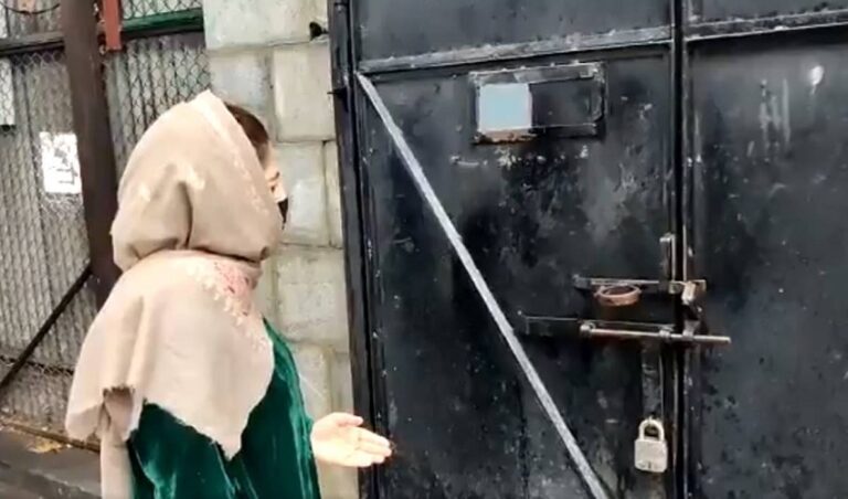 ’ನನ್ನನ್ನು ಮತ್ತೊಮ್ಮೆ ಗೃಹಬಂಧನದಲ್ಲಿ ಇಡಲಾಗಿದೆ’: ಮೆಹಬೂಬಾ ಮುಫ್ತಿ