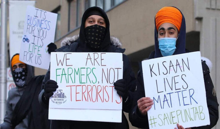 ಭಾರತದ ರೈತರ ಬೆಂಬಲಕ್ಕೆ ನಿಂತ ಸಿಖ್-ಅಮೆರಿಕನ್ನರಿಂದ ಪ್ರತಿಭಟನಾ ರ್‍ಯಾಲಿ