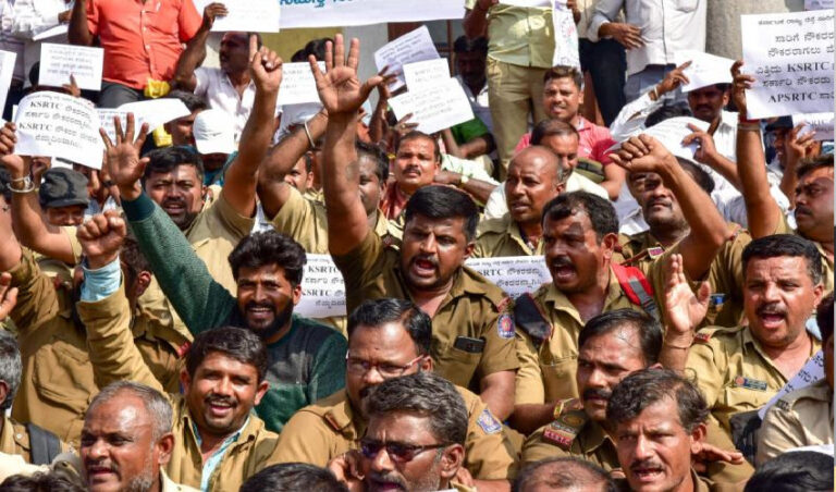 ಸರ್ಕಾರದ ಭರವಸೆಯ ಲಿಖಿತ ಒಪ್ಪಿಗೆ ಕೇಳಿದ ಸಾರಿಗೆ ನೌಕರರು: ನಾಳೆಯೂ ಹೋರಾಟ ಮುಂದುವರಿಕೆ