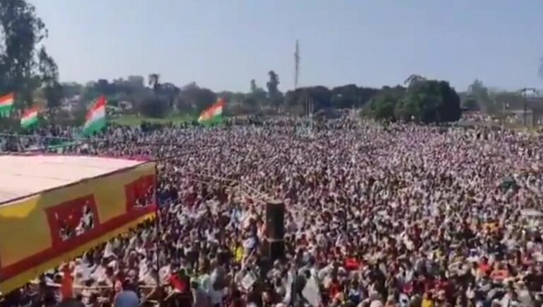 ಯುಪಿ ಸರ್ಕಾರದ ಅನುಮತಿ ನಿರಾಕರಣೆಯ ನಡುವೆಯೂ ಶಾಮ್ಲಿಯಲ್ಲಿ ನಡೆದ ಬೃಹತ್ ಮಹಾಪಂಚಾಯತ್!