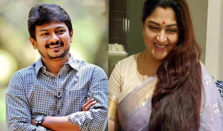 ದಿ. ಕರುಣಾನಿಧಿ ಮೊಮ್ಮಗ ಉದಯನಿಧಿ ವಿರುದ್ಧ ಸ್ಪರ್ಧಿಸಲಿದ್ದಾರಾ ನಟಿ ಖುಷ್ಬೂ?