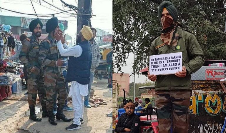 ಹೋರಾಟನಿರತ ಕಿಸಾನ್‌ಗೆ ಆದ ಅವಮಾನ ಗಡಿಯಲ್ಲಿರುವ ಜವಾನ್‌ರಿಗೆ ನೋವು ತರಿಸುತ್ತದೆ: ಪ್ರತಿ ಸೈನಿಕನೂ ಸಮವಸ್ತ್ರದಲ್ಲಿರುವ ರೈತನೇ!