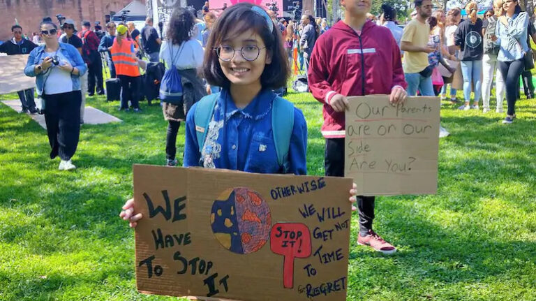 ದಿಶಾ ರವಿ ಬಂಧನ ಖಂಡಿಸಿದ 'ಭಾರತದ ಗ್ರೇಟಾ ಥನ್‌ಬರ್ಗ್' 13 ವರ್ಷದ ರಿಧಿಮಾ ಪಾಂಡೆ