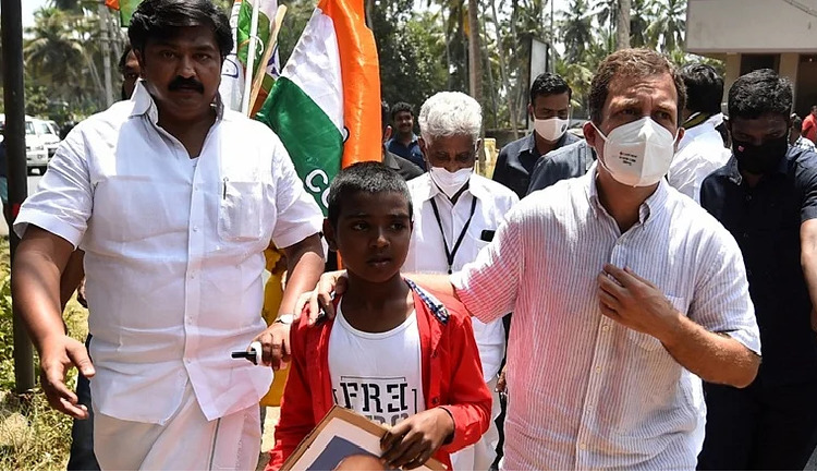 ಕನ್ಯಾಕುಮಾರಿ: ಮಾತು ಕೊಟ್ಟಂತೆ ಬಾಲಕನಿಗೆ ಶೂ ಕಳುಹಿಸಿದ ರಾಹುಲ್ ಗಾಂಧಿ!