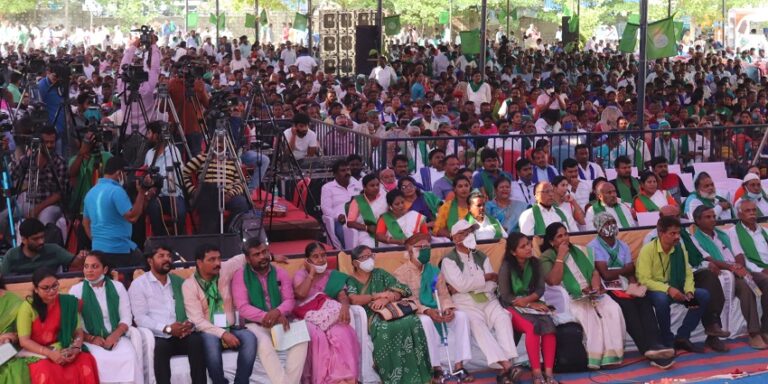 ಶಿವಮೊಗ್ಗ Live|ದಕ್ಷಿಣ ಭಾರತದ ಮೊದಲ ಐತಿಹಾಸಿಕ ರೈತ ಮಹಾಪಂಚಾಯತ್‌ ಪ್ರಾರಂಭ