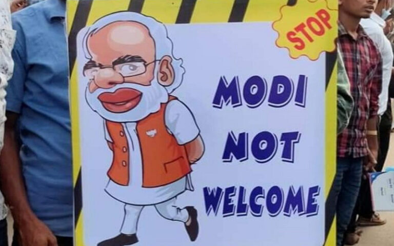 ಪ್ರಧಾನಿ ಮೋದಿ ಬಾಂಗ್ಲಾ ಭೇಟಿ: ಬಾಂಗ್ಲಾದಲ್ಲಿ ತೀವ್ರಗೊಂಡ ’ಮೋದಿ ನಾಟ್ ವೆಲ್ಕಮ್’ ಪ್ರತಿಭಟನೆ
