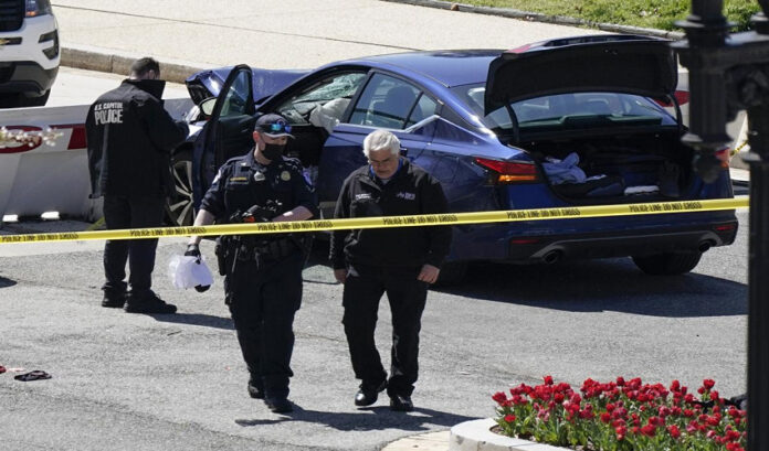 ಅಮೆರಿಕ ಸಂಸತ್ತಿನ ಮೇಲೆ ಮತ್ತೊಮ್ಮೆ ದಾಳಿ: ಕಾರು ನುಗ್ಗಿಸಿದ ಕಿಡಿಗೇಡಿಯನ್ನು ಗುಂಡಿಕ್ಕಿ ಕೊಂದ ಪೊಲೀಸರು