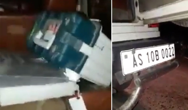 ಅಸ್ಸಾಂ ಬಿಜೆಪಿ ಅಭ್ಯರ್ಥಿ ಕಾರಿನಲ್ಲಿ ಇವಿಎಂ ಪತ್ತೆ: ಮರುಮತದಾನಕ್ಕೆ ಆದೇಶ, 4 ಅಧಿಕಾರಿಗಳ ಅಮಾನತು!