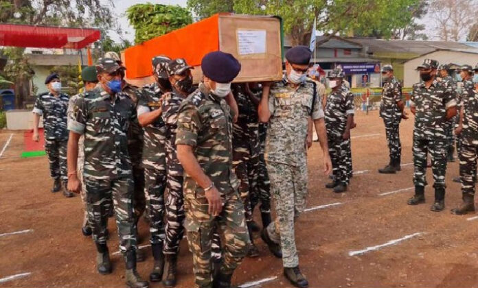 ಛತ್ತಿಸ್‌ಗಢದಲ್ಲಿ ಮಾವೋವಾದಿಗಳೊಂದಿಗೆ ಸಂಘರ್ಷ: 22 ಯೋಧರು ಹುತಾತ್ಮರು