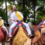 ರಮೇಶ್‌ ಜಾರಕಿಹೊಳಿಗೆ ಸಚಿವ ಸ್ಥಾನ ನೀಡಿ ಎಂದು ‘ಒಂಟೆ ಸವಾರಿ’ ಮಾಡಿ ಪ್ರತಿಭಟನೆ | Naanu gauri