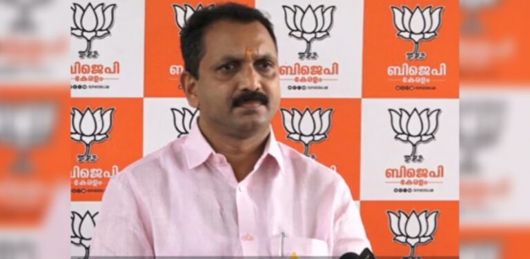 ಪ್ರತಿಸ್ಪರ್ಧಿ ಅಭ್ಯರ್ಥಿಗೆ ಲಂಚ: ಕೇರಳ ಬಿಜೆಪಿ ಅಧ್ಯಕ್ಷರ ವಿರುದ್ಧ ಎಫ್‍ಐಆರ್ ದಾಖಲು