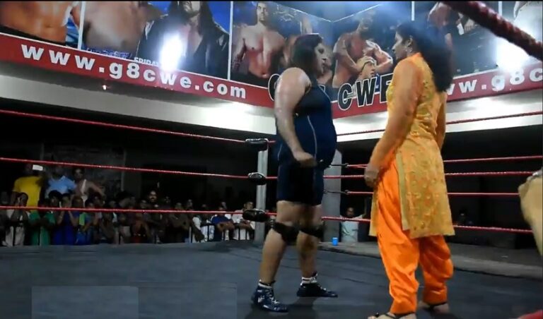 ಫ್ಯಾಕ್ಟ್‌‌ಚೆಕ್: ಆರೆಸ್ಸೆಸ್ಸಿನ ಸ್ವಯಂ ಸೇವಕಿ ಪಾಕಿಸ್ತಾನದ ಕುಸ್ತಿಪಟುವಿಗೆ ಹೊಡೆದ್ದಾರೆಂದು ವೈರಲ್‌ ಆದ ಈ ವಿಡಿಯೊ ಸುಳ್ಳು!