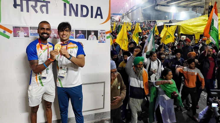 ಒಲಿಂಪಿಕ್ಸ್‌ನಲ್ಲಿ ರೈತರ ಮಕ್ಕಳ ಕಮಾಲ್, ಸಂತಸ ಹಂಚಿಕೊಂಡ ಪ್ರತಿಭಟನಾ ನಿರತ ರೈತರು