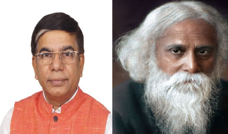 ಬಣ್ಣದ ಕಾರಣ ರವೀಂದ್ರನಾಥ ಟ್ಯಾಗೋರ್‌ ತಾರತಮ್ಯ ಎದುರಿಸಿದ್ದಾರೆ: ಕೇಂದ್ರ ಸಚಿವರ ವಿವಾದಿತ ಹೇಳಿಕೆ