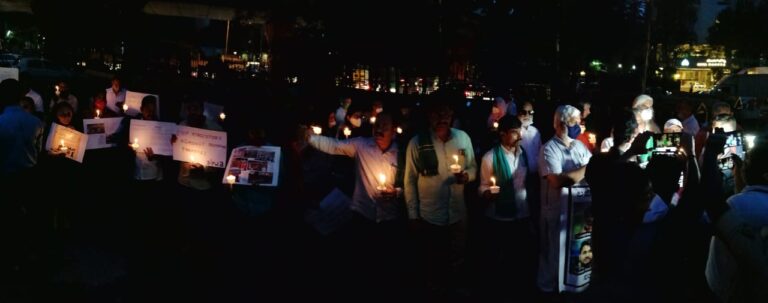 ರೈತ ಹುತಾತ್ಮ ದಿನ ಆಚರಣೆ: ಬೆಂಗಳೂರಿನಲ್ಲಿ ಅನ್ನದಾತರ ಮಕ್ಕಳಿಂದ ಶ್ರದ್ಧಾಂಜಲಿ