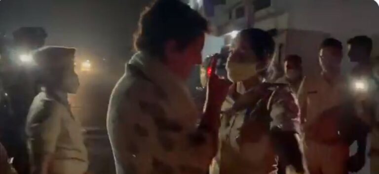 ಹತ್ಯೆಗೀಡಾದ ರೈತ ಕುಟುಂಬಗಳ ಭೇಟಿಗೆ ಹೊರಟಿದ್ದ ಪ್ರಿಯಾಂಕ ಗಾಂಧಿ ವಶಕ್ಕೆ ಪಡೆದ ಪೊಲೀಸರು: ತೀವ್ರ ವಾಗ್ವಾದ