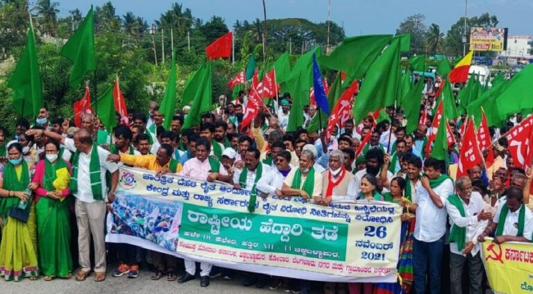 ರೈತ ಹೋರಾಟಕ್ಕೆ ಒಂದು ವರ್ಷ: ರಾಜ್ಯದಲ್ಲಿ ನಡೆದ ಪ್ರತಿಭಟನೆ ಚಿತ್ರಗಳಲ್ಲಿ ನೋಡಿ