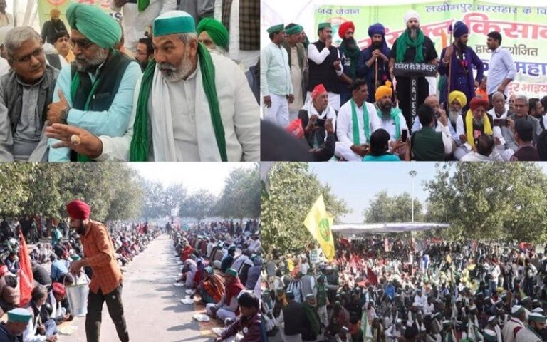 ರೈತ ಹೋರಾಟ: ಲಕ್ನೋ ಕಿಸಾನ್ ಮಹಾಪಂಚಾಯತ್ ಚಿತ್ರಗಳು