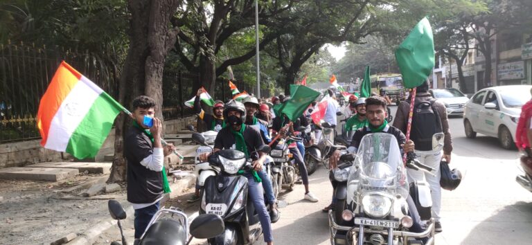 ರಾಜ್ಯ ಸರ್ಕಾರವೂ ಕೃಷಿ ಕಾಯ್ದೆಗಳನ್ನು ಹಿಂಪಡೆಯಲಿ: ಬೆಂಗಳೂರಿನಿಂದ ಮೈಸೂರಿಗೆ ಬೈಕ್ ಜಾಥ