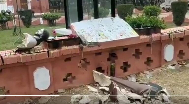 ಹರಿಯಾಣ: ದುಷ್ಕರ್ಮಿಗಳಿಂದ ಯೇಸು ಕ್ರಿಸ್ತನ ಪ್ರತಿಮೆ ಧ್ವಂಸ