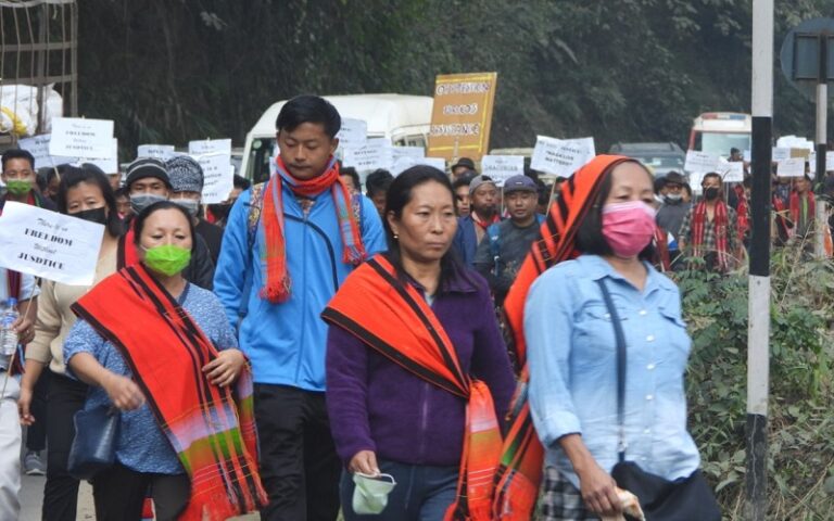 AFSPA ರದ್ದತಿಗೆ ಆಗ್ರಹಿಸಿ 70 ಕಿ.ಮೀ ಪ್ರತಿಭಟನಾ ಮೆರವಣಿಗೆ ನಡೆಸುತ್ತಿರುವ ನಾಗಾಲ್ಯಾಂಡ್‌ ನಾಗರಿಕರು