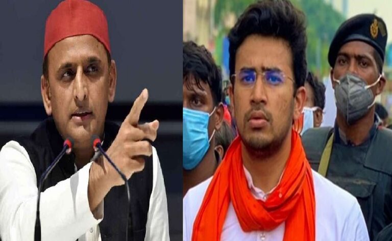 ಹೆದ್ದಾರಿ ಬಗ್ಗೆ ಸುಳ್ಳು ಮಾಹಿತಿ ಹಂಚಿಕೊಂಡ ತೇಜಸ್ವಿ ಸೂರ್ಯ: ಸೂರ್ಯನ ಕೆಳಗೂ ಕತ್ತಲೆ ಎಂದ ಅಖಿಲೇಶ್ ಯಾದವ್