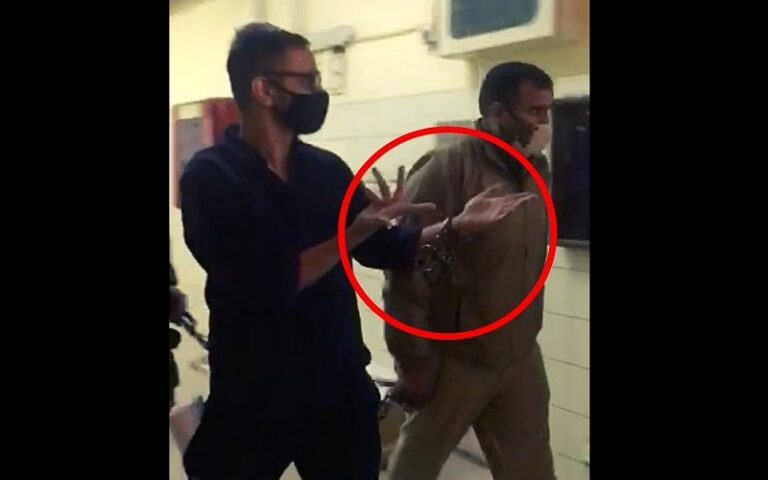 ಕೈಕೋಳದಲ್ಲಿ ಉಮರ್‌ ಖಾಲಿದ್‌ರನ್ನು ನ್ಯಾಯಾಲಯಕ್ಕೆ ಕರೆತಂದ ಪೊಲೀಸರು: ನೋಟಿಸ್‌ ನೀಡಿದ ಕೋರ್ಟ್