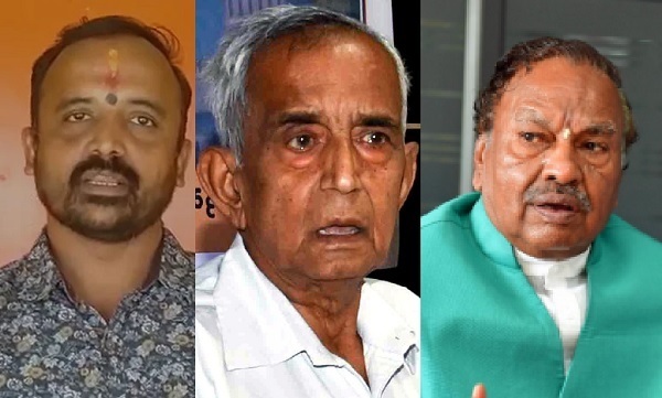 ಆತ್ಮಹತ್ಯೆಗೆ ಶರಣಾದ ಗುತ್ತಿಗೆದಾರ ಸಂತೋಷ್ ಪಾಟೀಲ್‌, ರಾಜ್ಯ ಗುತ್ತಿಗೆದಾರರ ಸಂಘದ ಅಧ್ಯಕ್ಷ ಡಿ.ಕೆಂಪಣ್ಣ, ಸಚಿವ ಕೆ.ಎಸ್.ಈಶ್ವರಪ್ಪ