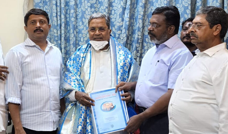 ತಮಿಳುನಾಡಿನ ವಿಸಿಕೆ ಪಕ್ಷ ನೀಡುವ ಡಾ.ಅಂಬೇಡ್ಕರ್‌ ಪ್ರಶಸ್ತಿಗೆ ಸಿದ್ದರಾಮಯ್ಯ ಆಯ್ಕೆ
