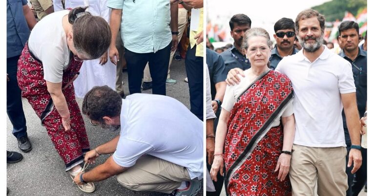 ಸೋನಿಯಾ ಗಾಂಧಿ ಅರ್ಧ ಕಿಮೀ ನಡೆದು, ವಾಪಸ್ಸಾಗಿದ್ದಾರೆ: ಸಿಎಂ ಬೊಮ್ಮಾಯಿ